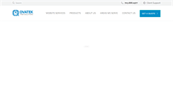 Desktop Screenshot of ovatekweb.com