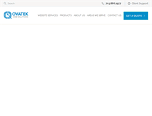 Tablet Screenshot of ovatekweb.com